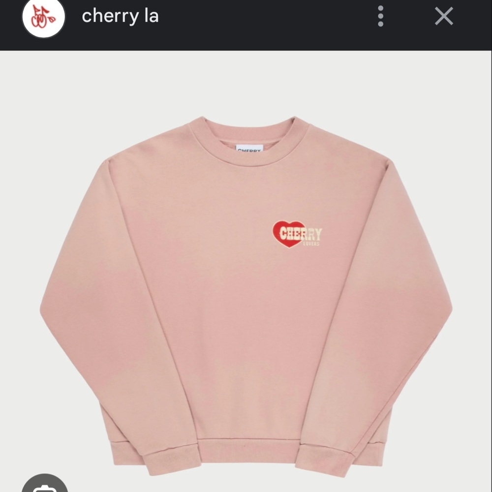 Cherry LA 🍒 mauve crewneck